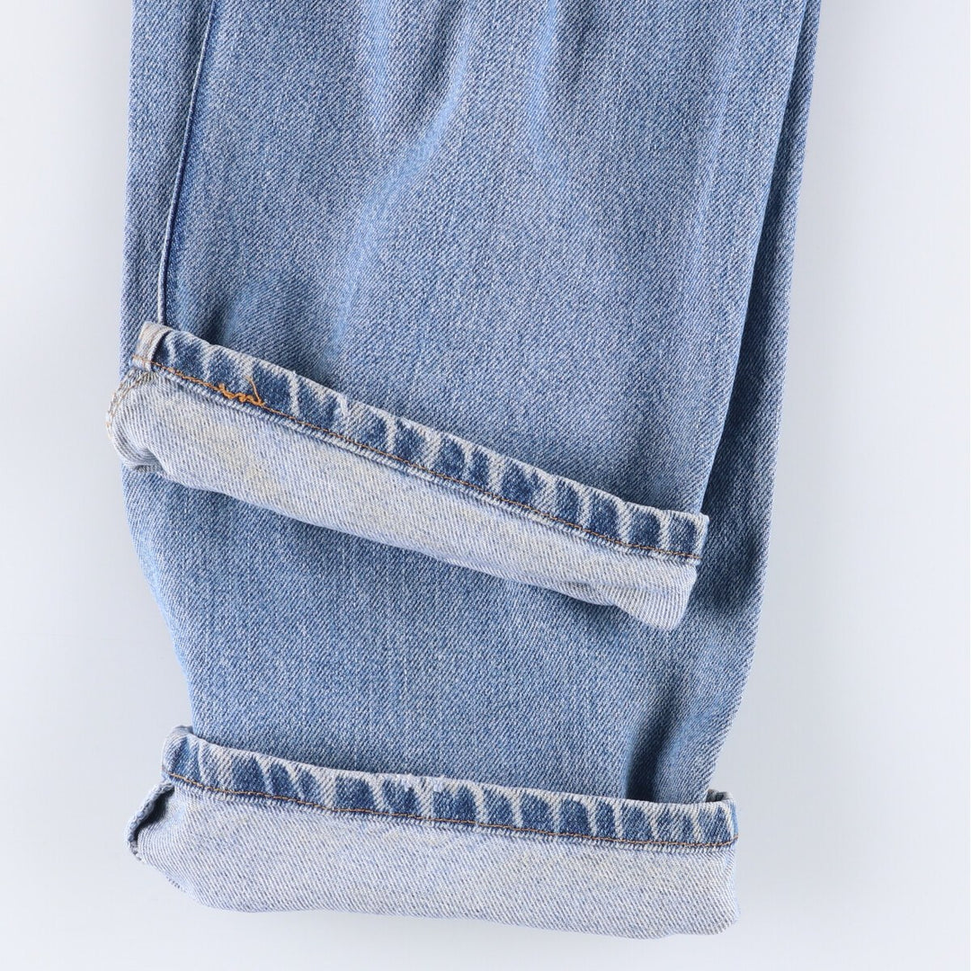 Levi's 505 REGULAR FIT tapered denim pants for men, size w34 cotton Blue type light blue Vintage Second Hand