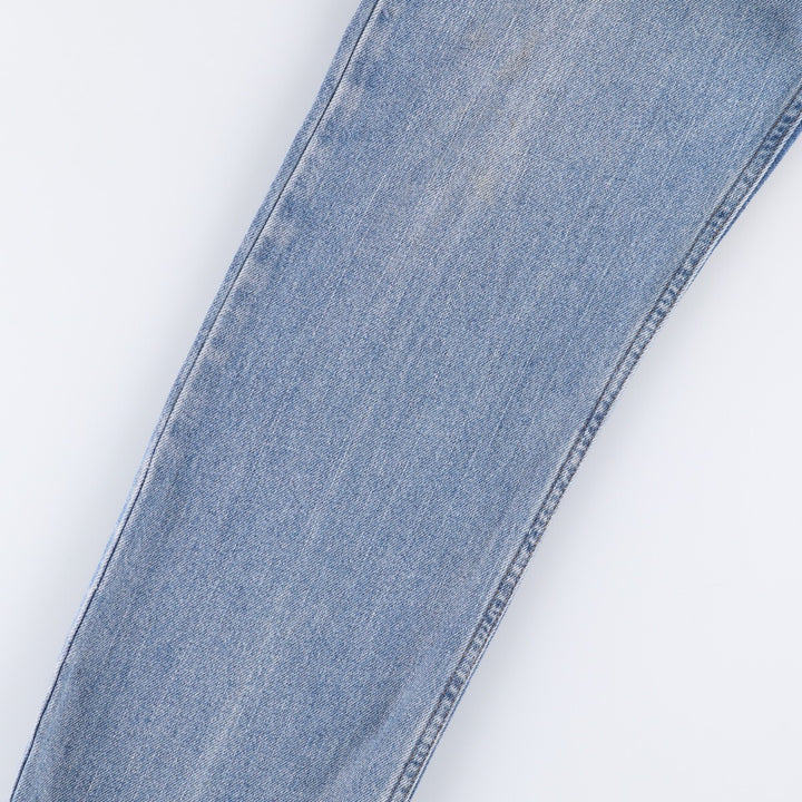 Levi's 505 REGULAR FIT tapered denim pants for men, size w34 cotton Blue type light blue Vintage Second Hand