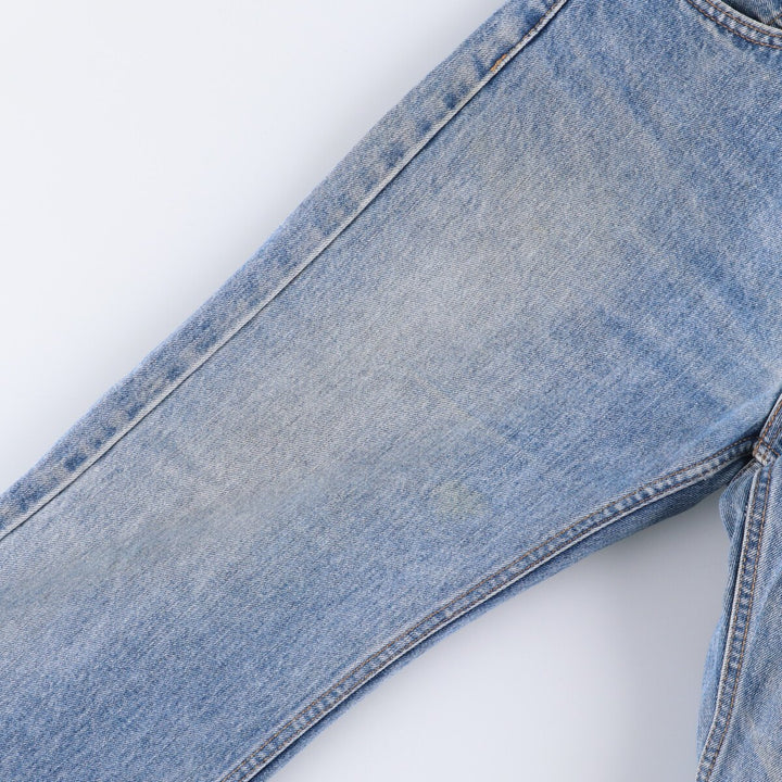 Levi's 505 tapered denim pants for men, size W34 cotton Blue type light blue Vintage Second Hand