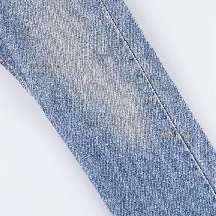 Levi's 505 tapered denim pants for men, size W34 cotton Blue type light blue Vintage Second Hand