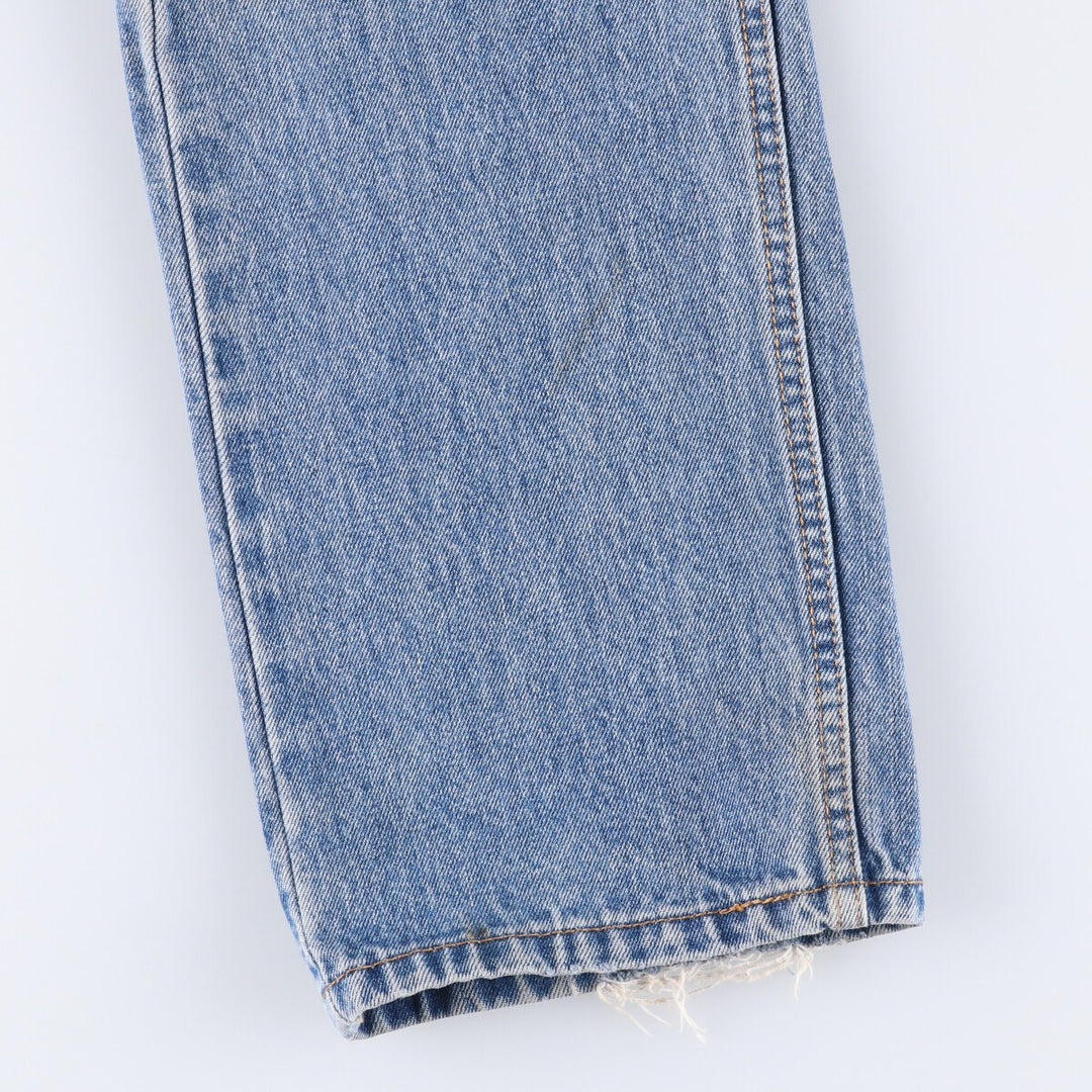Levi's 505 tapered denim pants for men, size W34 cotton Blue type light blue Vintage Second Hand