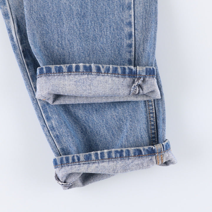 Levi's 505 tapered denim pants for men, size W34 cotton Blue type light blue Vintage Second Hand