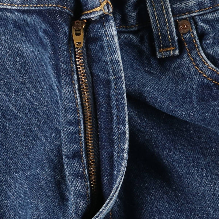 Levi's 505 REGULAR FIT tapered denim pants for men, size w37 cotton navy blue type Vintage Second Hand