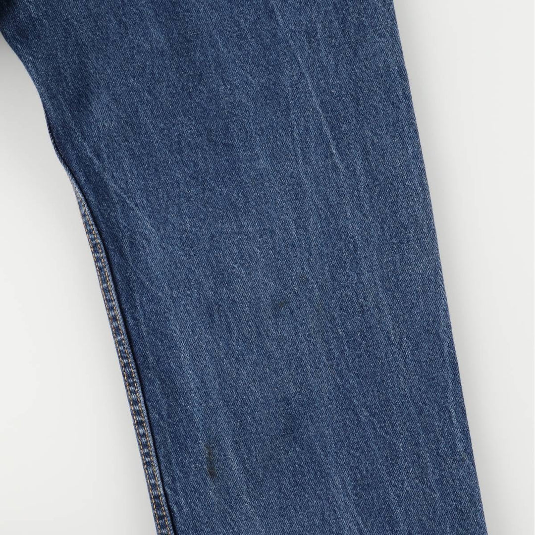 Levi's 505 REGULAR FIT tapered denim pants for men, size w37 cotton navy blue type Vintage Second Hand