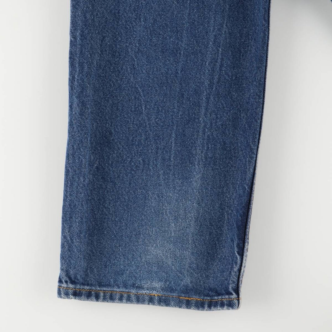 Levi's 505 REGULAR FIT tapered denim pants for men, size w37 cotton navy blue type Vintage Second Hand