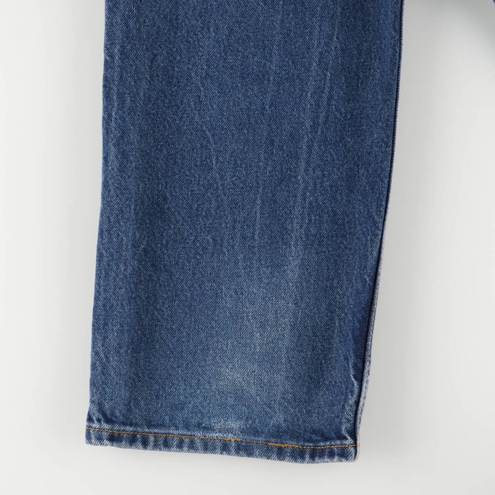 Levi's 505 REGULAR FIT tapered denim pants for men, size w37 cotton navy blue type Vintage Second Hand