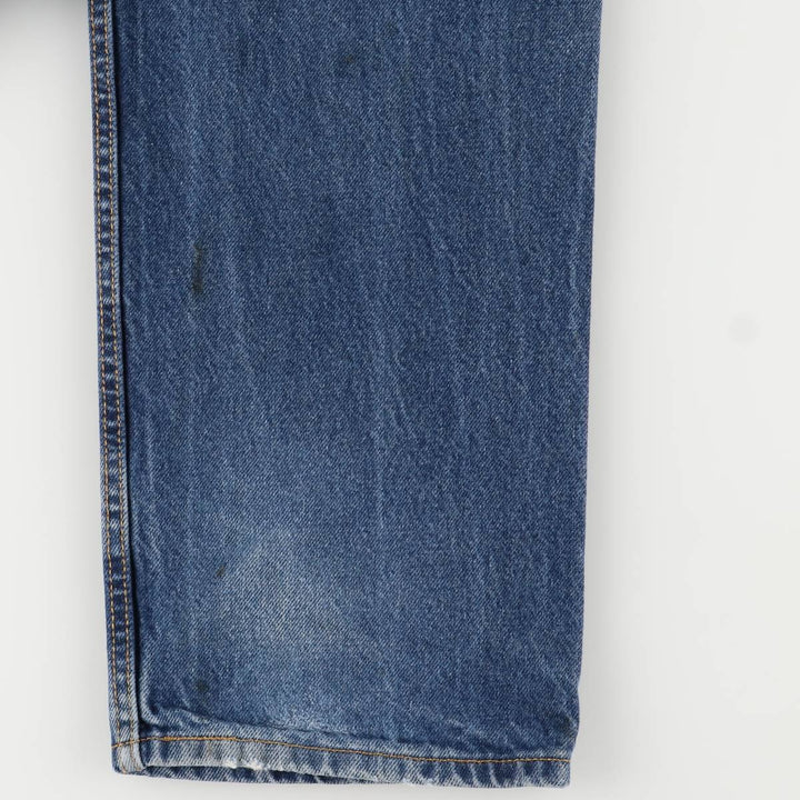 Levi's 505 REGULAR FIT tapered denim pants for men, size w37 cotton navy blue type Vintage Second Hand