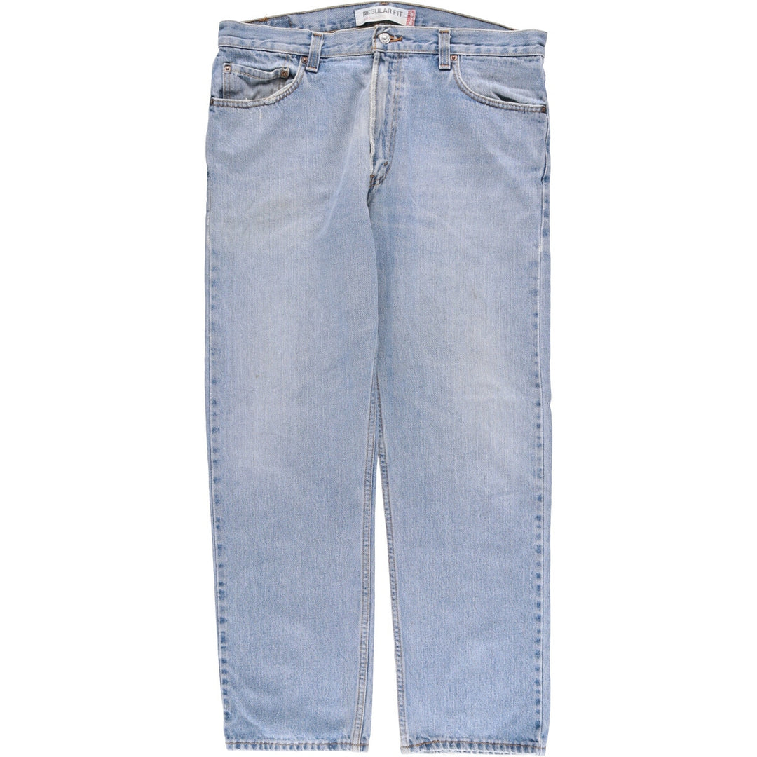 Levi's 505 REGULAR FIT tapered denim pants for men, size w37 unclear Blue type light blue Vintage Second Hand