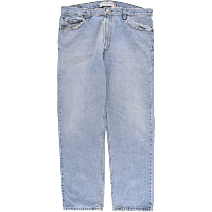 Levi's 505 REGULAR FIT tapered denim pants for men, size w37 unclear Blue type light blue Vintage Second Hand