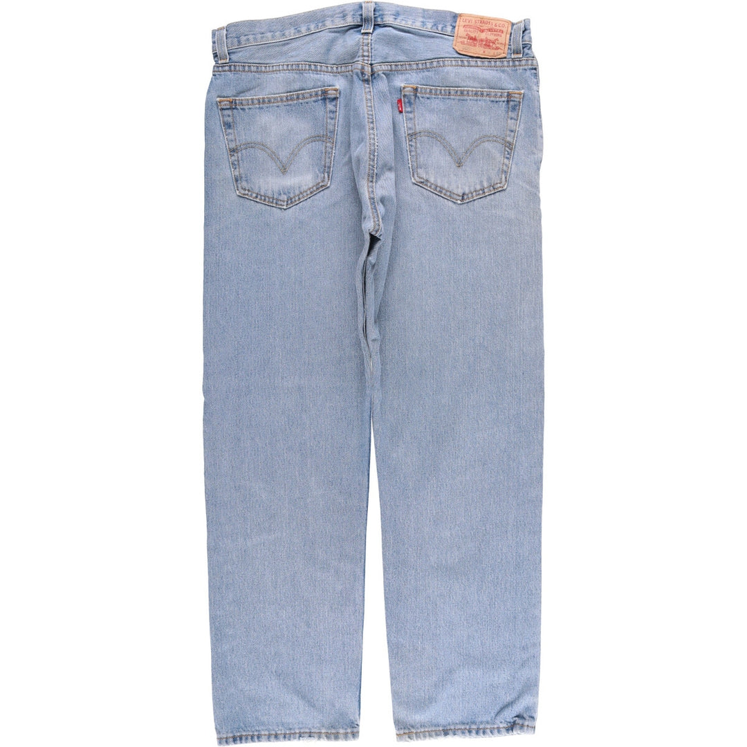 Levi's 505 REGULAR FIT tapered denim pants for men, size w37 unclear Blue type light blue Vintage Second Hand