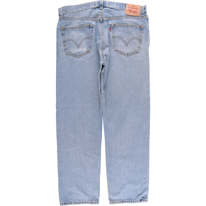 Levi's 505 REGULAR FIT tapered denim pants for men, size w37 unclear Blue type light blue Vintage Second Hand