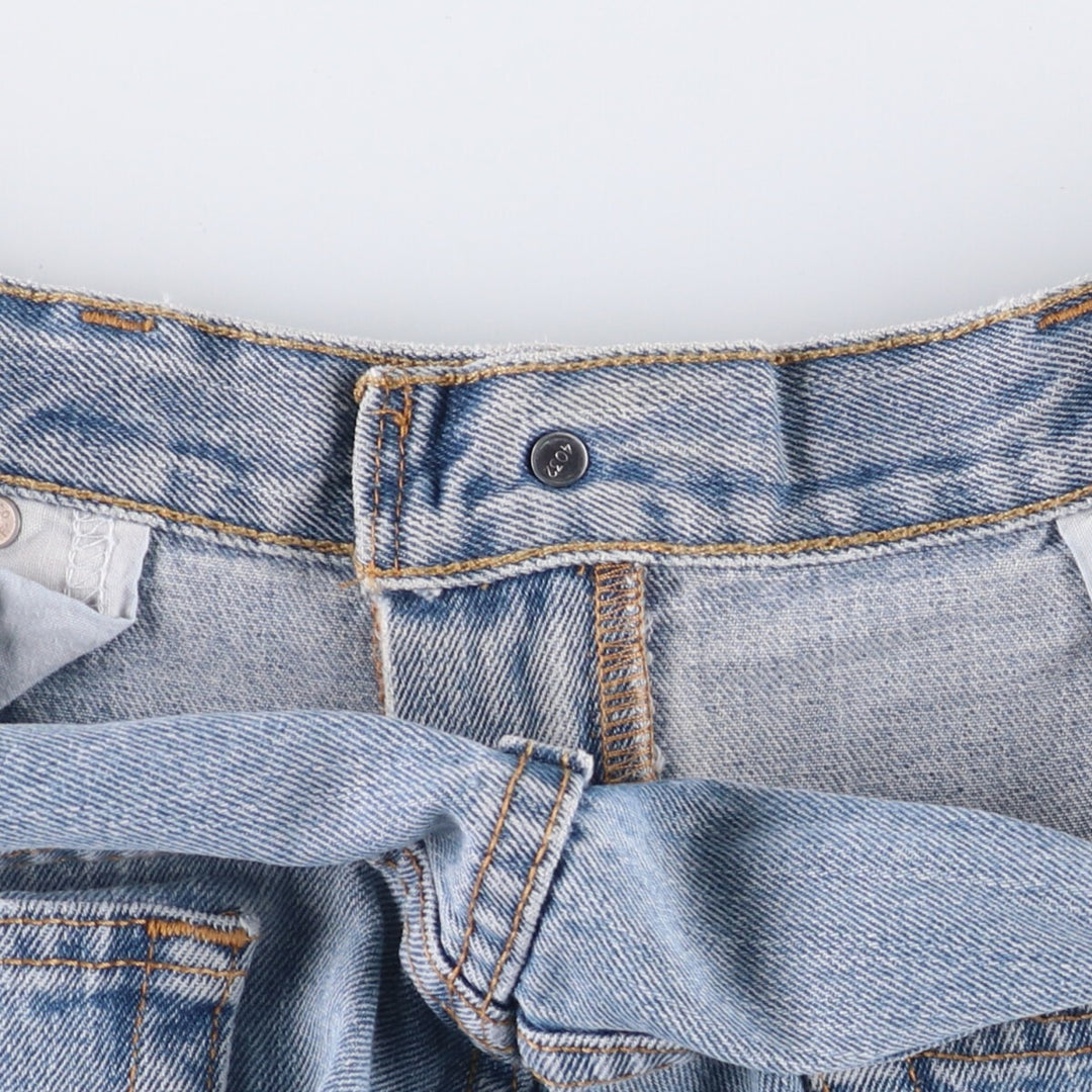 Levi's 505 REGULAR FIT tapered denim pants for men, size w37 unclear Blue type light blue Vintage Second Hand