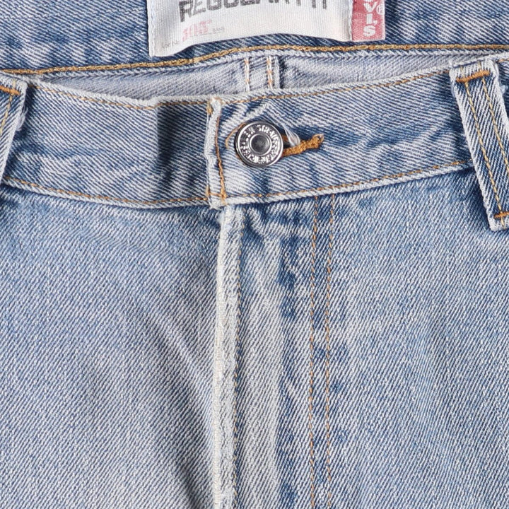 Levi's 505 REGULAR FIT tapered denim pants for men, size w37 unclear Blue type light blue Vintage Second Hand
