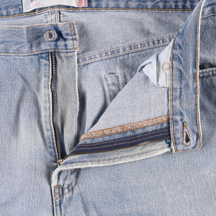 Levi's 505 REGULAR FIT tapered denim pants for men, size w37 unclear Blue type light blue Vintage Second Hand