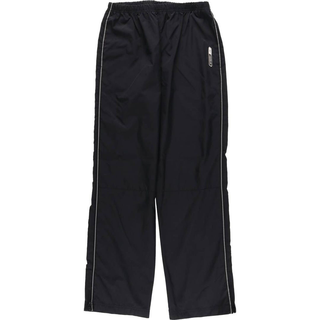 Reebok Warm-Up Pants, Nylon, Shaka Shaka Pants, Men's Size Small polyester black type Vintage Second Hand