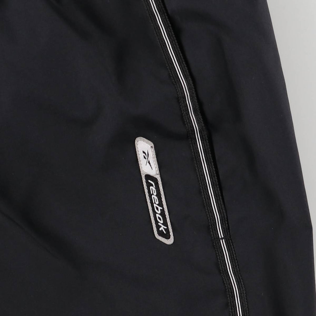 Reebok Warm-Up Pants, Nylon, Shaka Shaka Pants, Men's Size Small polyester black type Vintage Second Hand