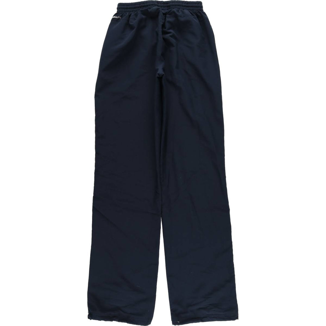2000'S adidas CLIMALITE warm-up pants, nylon pants with a crinkly feel, men's size XL polyester navy blue type Vintage Second Hand