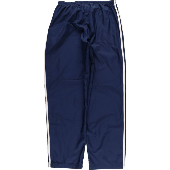 00'S Adidas warm-up pants, nylon pants, rustling pants, men's size L polyester navy blue type Vintage Second Hand