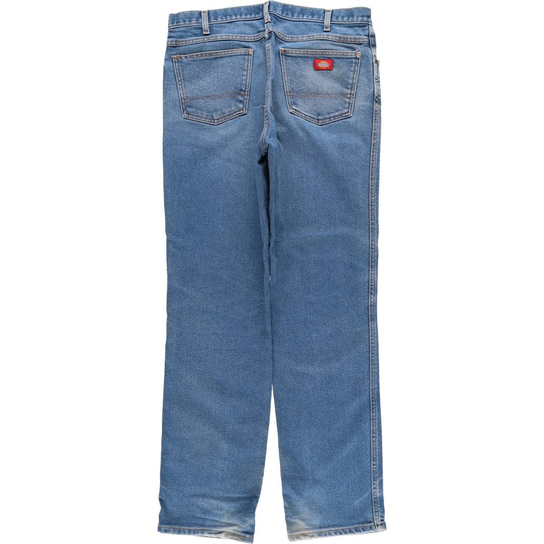 Dickies tapered denim pants for men, equivalent to w36 cotton blue type Vintage Second Hand