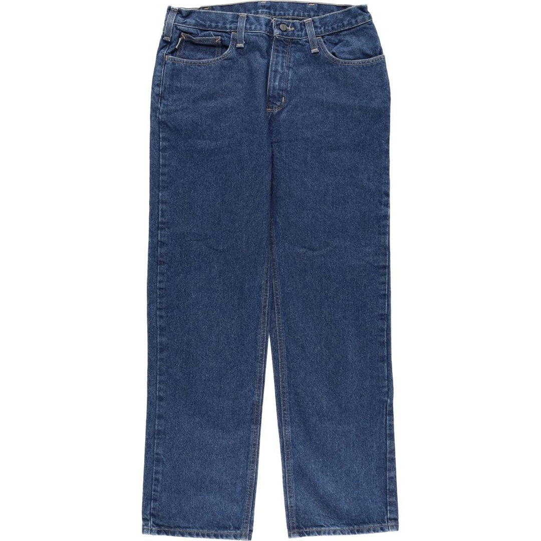 Carhartt FR Series Tapered Denim Pants, Men's, Size W35 cotton blue type Vintage Second Hand