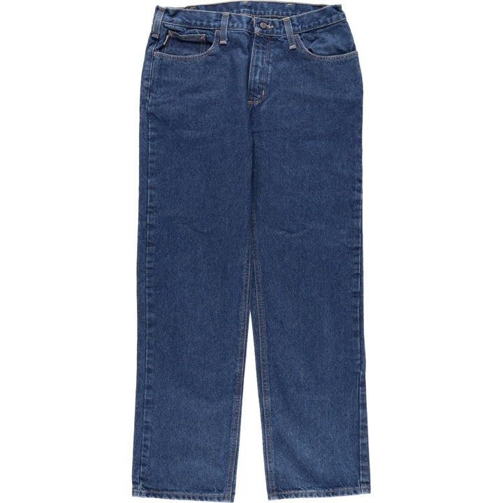 Carhartt FR Series Tapered Denim Pants, Men's, Size W35 cotton blue type Vintage Second Hand