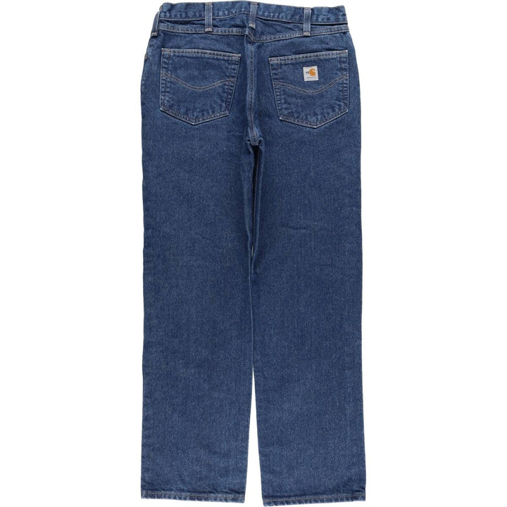 Carhartt FR Series Tapered Denim Pants, Men's, Size W35 cotton blue type Vintage Second Hand