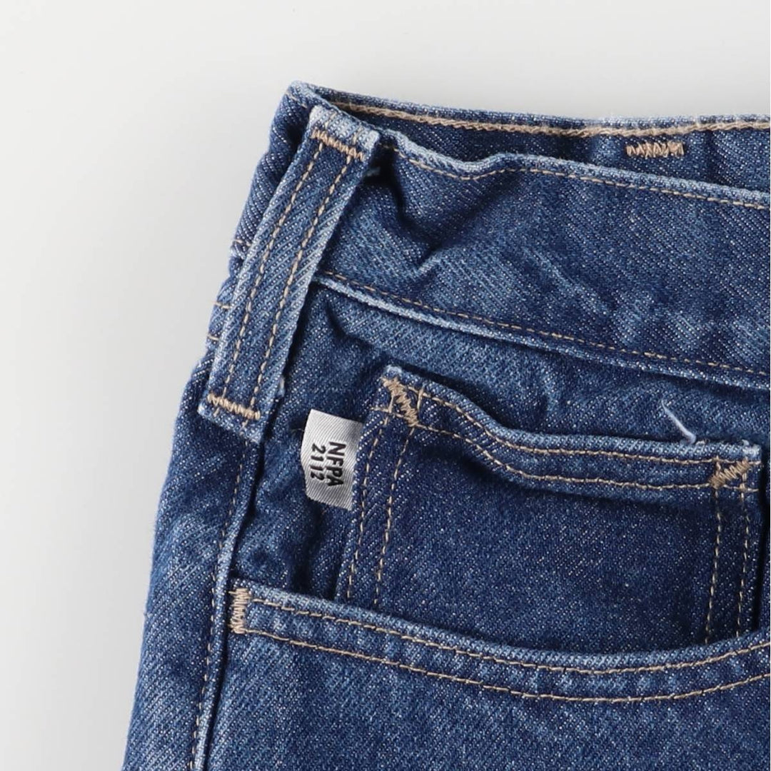 Carhartt FR Series Tapered Denim Pants, Men's, Size W35 cotton blue type Vintage Second Hand