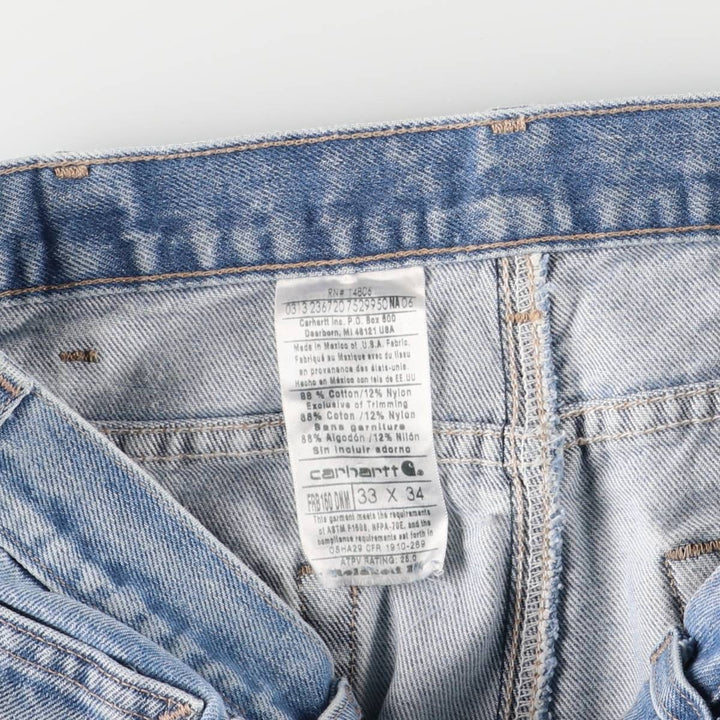 Carhartt FR Series Tapered Denim Pants, Men's, Size W33 cotton blue type Vintage Second Hand
