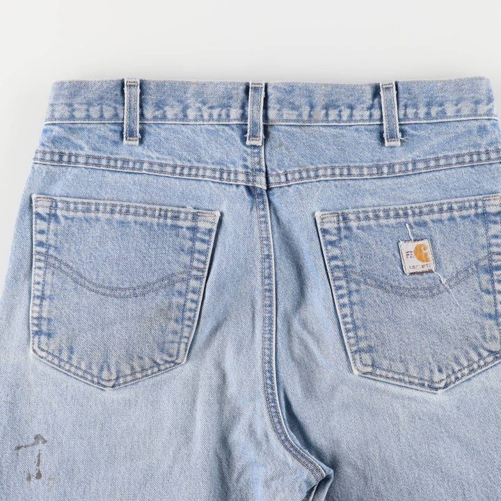 Carhartt FR Series Tapered Denim Pants, Men's, Size W33 cotton blue type Vintage Second Hand