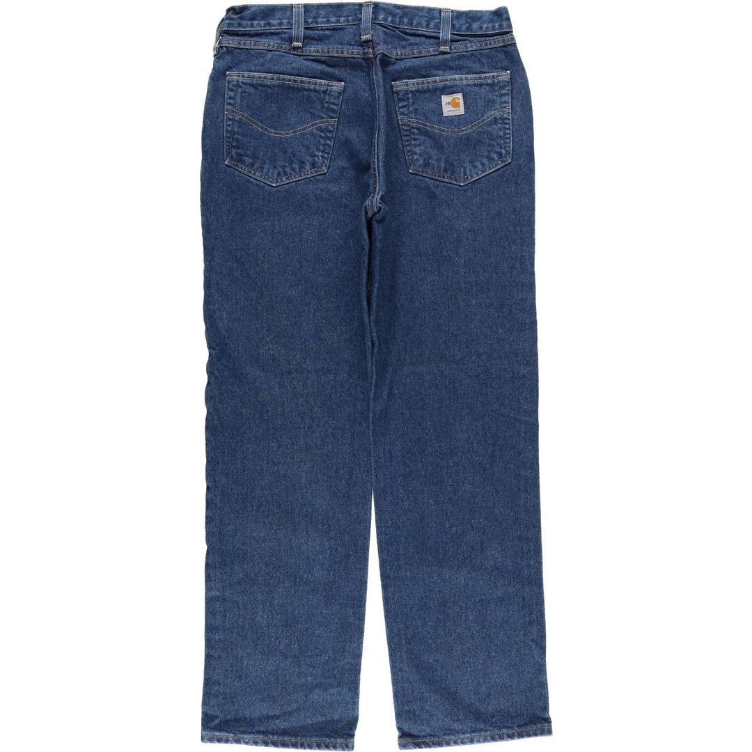 Carhartt FR Series Tapered Denim Pants, Men's, Size W35 cotton blue type Vintage Second Hand