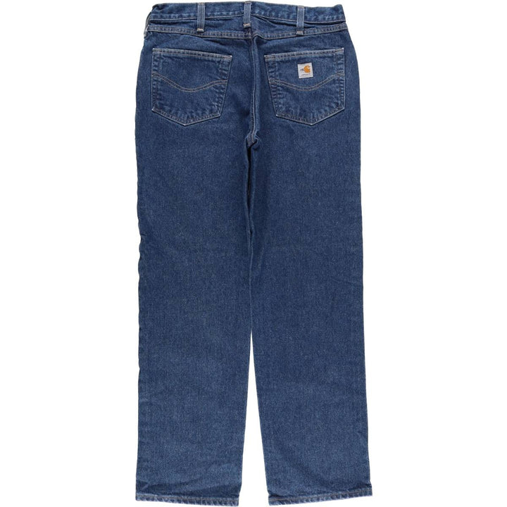 Carhartt FR Series Tapered Denim Pants, Men's, Size W35 cotton blue type Vintage Second Hand