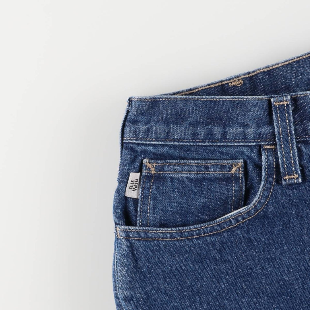 Carhartt FR Series Tapered Denim Pants, Men's, Size W35 cotton blue type Vintage Second Hand