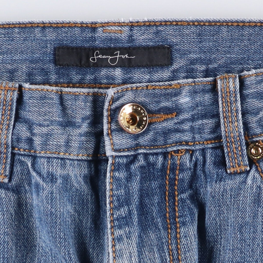 2000'S Sean John Straight Denim Pants Men's Size W35 cotton blue type Vintage Second Hand