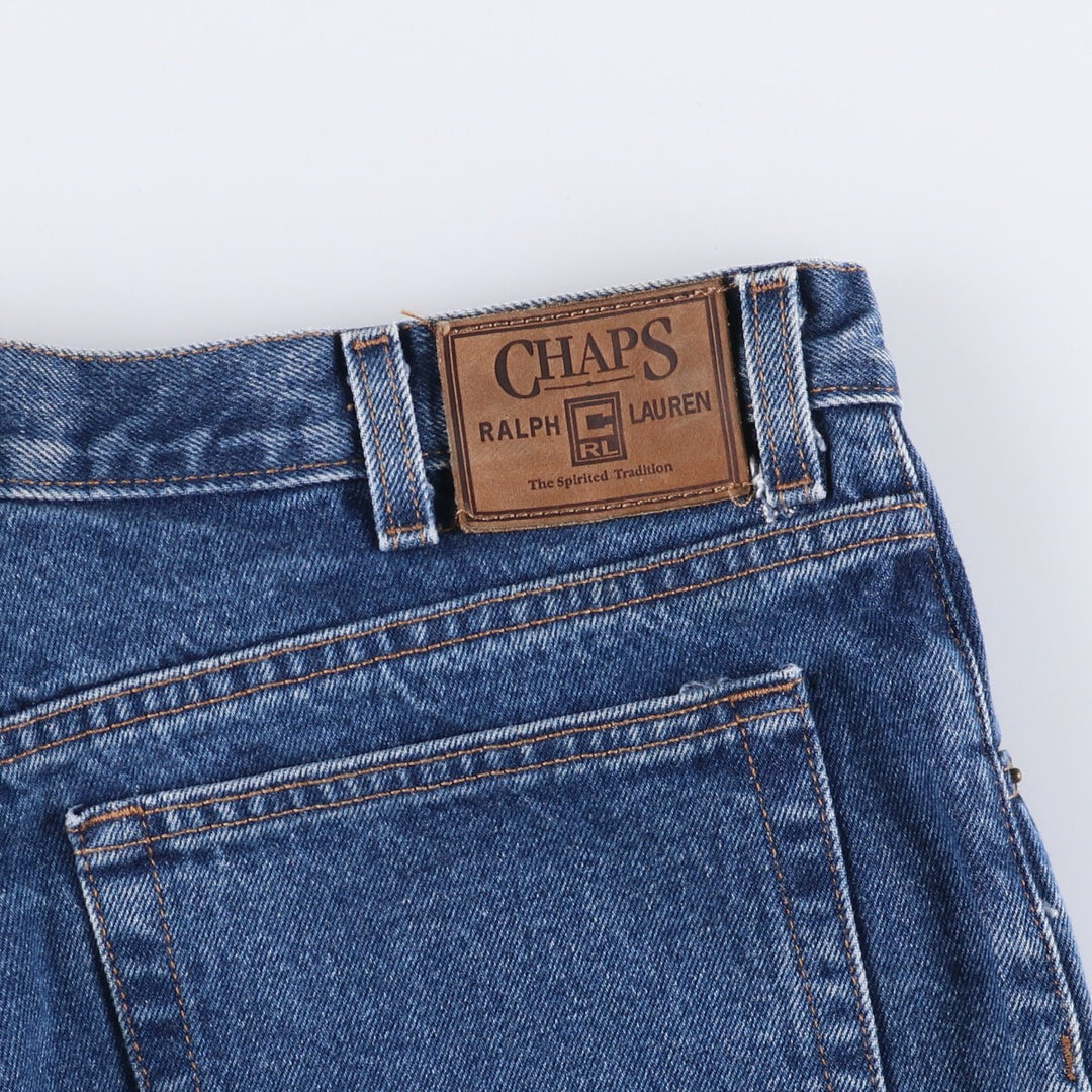 Ralph Lauren CHAPS tapered denim pants, men's size W37 cotton blue type Vintage Second Hand