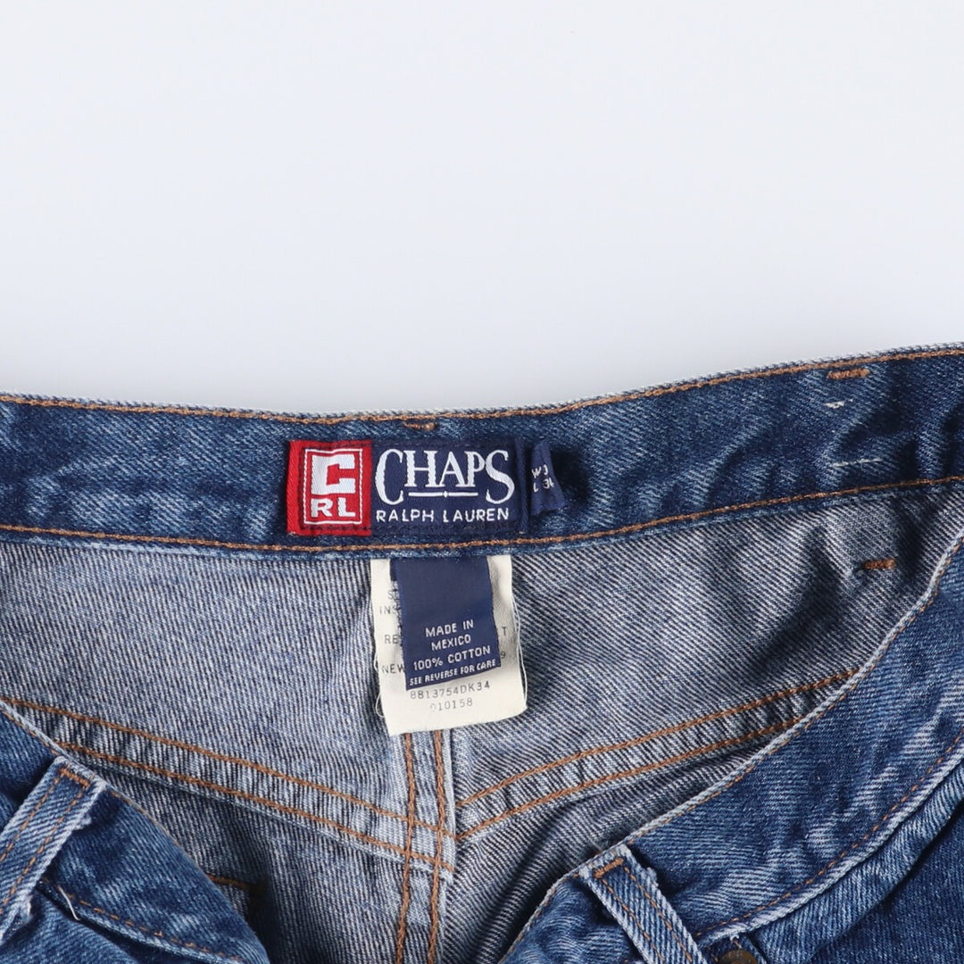 Ralph Lauren CHAPS tapered denim pants, men's size W37 cotton blue type Vintage Second Hand