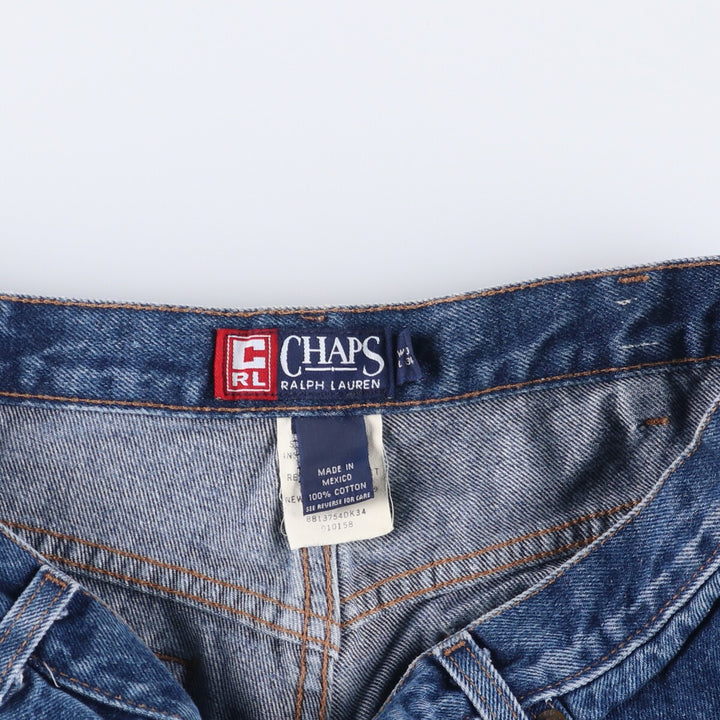 Ralph Lauren CHAPS tapered denim pants, men's size W37 cotton blue type Vintage Second Hand