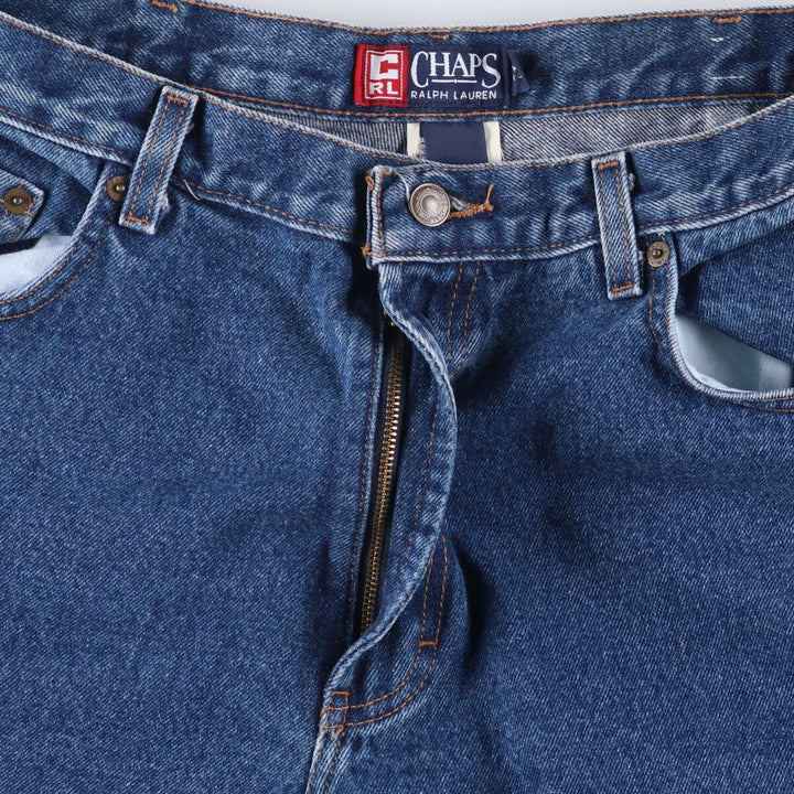Ralph Lauren CHAPS tapered denim pants, men's size W37 cotton blue type Vintage Second Hand