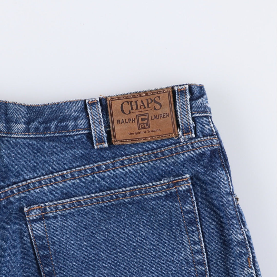 Ralph Lauren CHAPS tapered denim pants, men's size W37 cotton blue type Vintage Second Hand