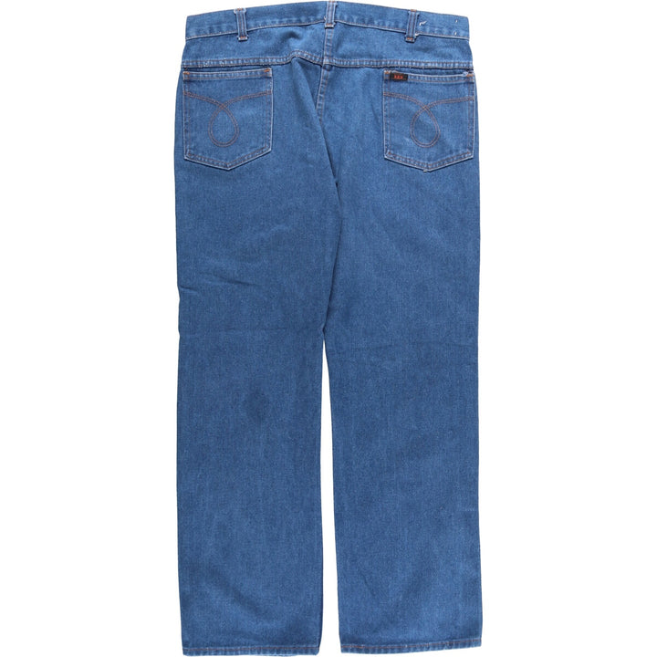 Vintage 70s-80'S KEY straight denim pants, made in the USA, men's size W37. cotton blue type Vintage Second Hand