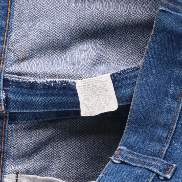 Vintage 70s-80'S KEY straight denim pants, made in the USA, men's size W37. cotton blue type Vintage Second Hand