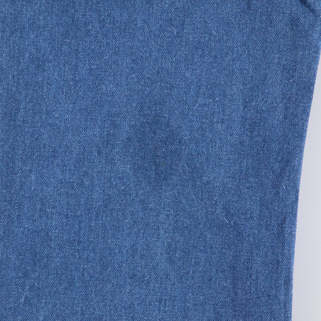 Vintage 70s-80'S KEY straight denim pants, made in the USA, men's size W37. cotton blue type Vintage Second Hand