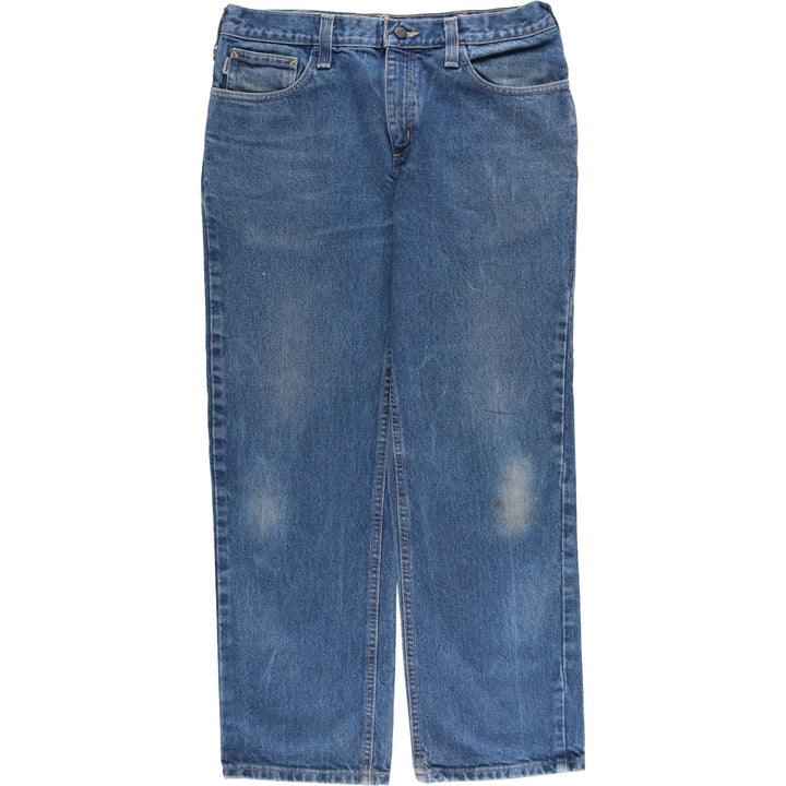 Carhartt FR Series Relaxed Fit Straight Denim Pants, Men's Size 36 cotton blue type Vintage Second Hand