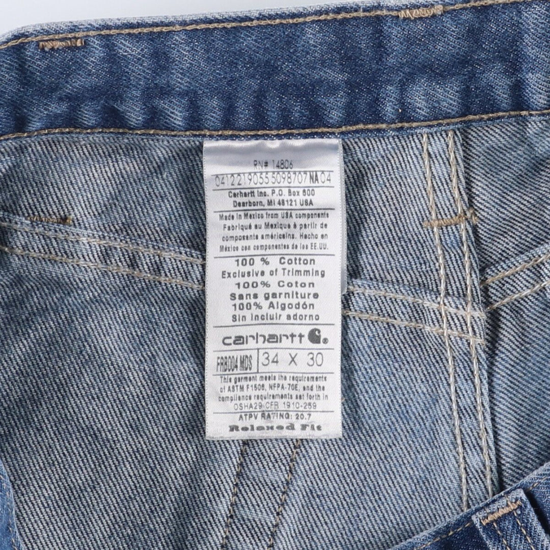 Carhartt FR Series Relaxed Fit Straight Denim Pants, Men's Size 36 cotton blue type Vintage Second Hand