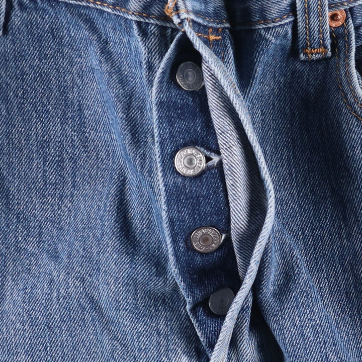 Levi's 501 straight denim pants for men, size W37 cotton blue type Vintage Second Hand