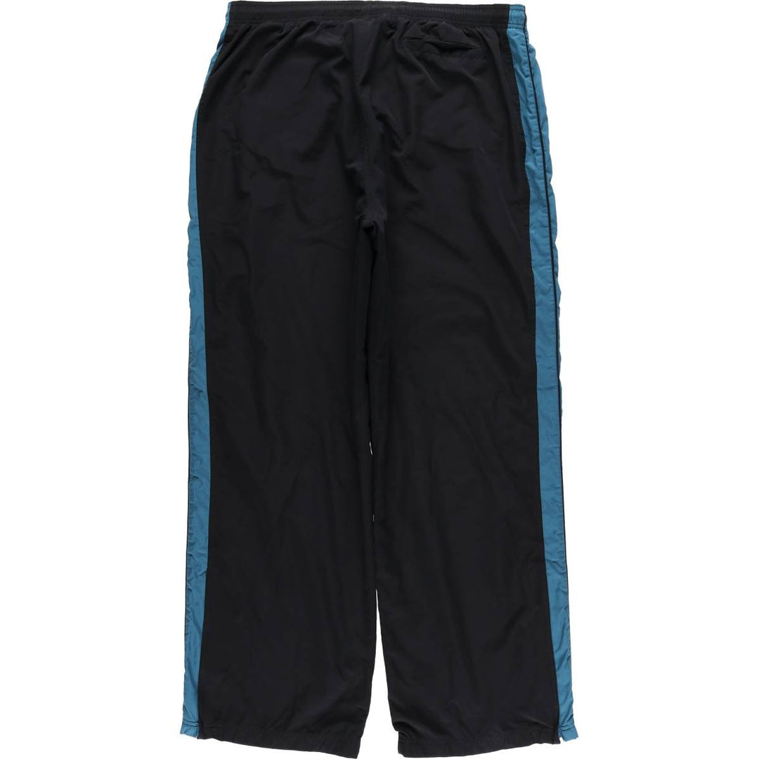 2000'S Reebok Warm-Up Pants, Nylon, Shaka Shaka Pants, Men's Size XL polyester black type Vintage Second Hand