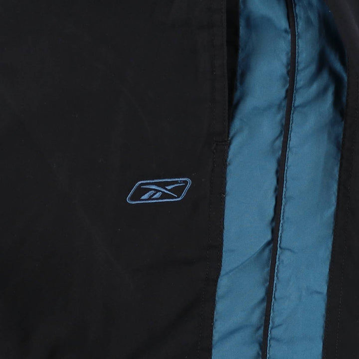 2000'S Reebok Warm-Up Pants, Nylon, Shaka Shaka Pants, Men's Size XL polyester black type Vintage Second Hand