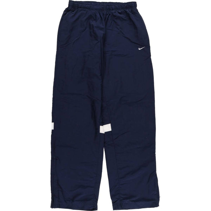 00'S Nike Nylon Pants, Shaka Shaka Pants, Men's L size Nylon navy blue type Vintage Second Hand