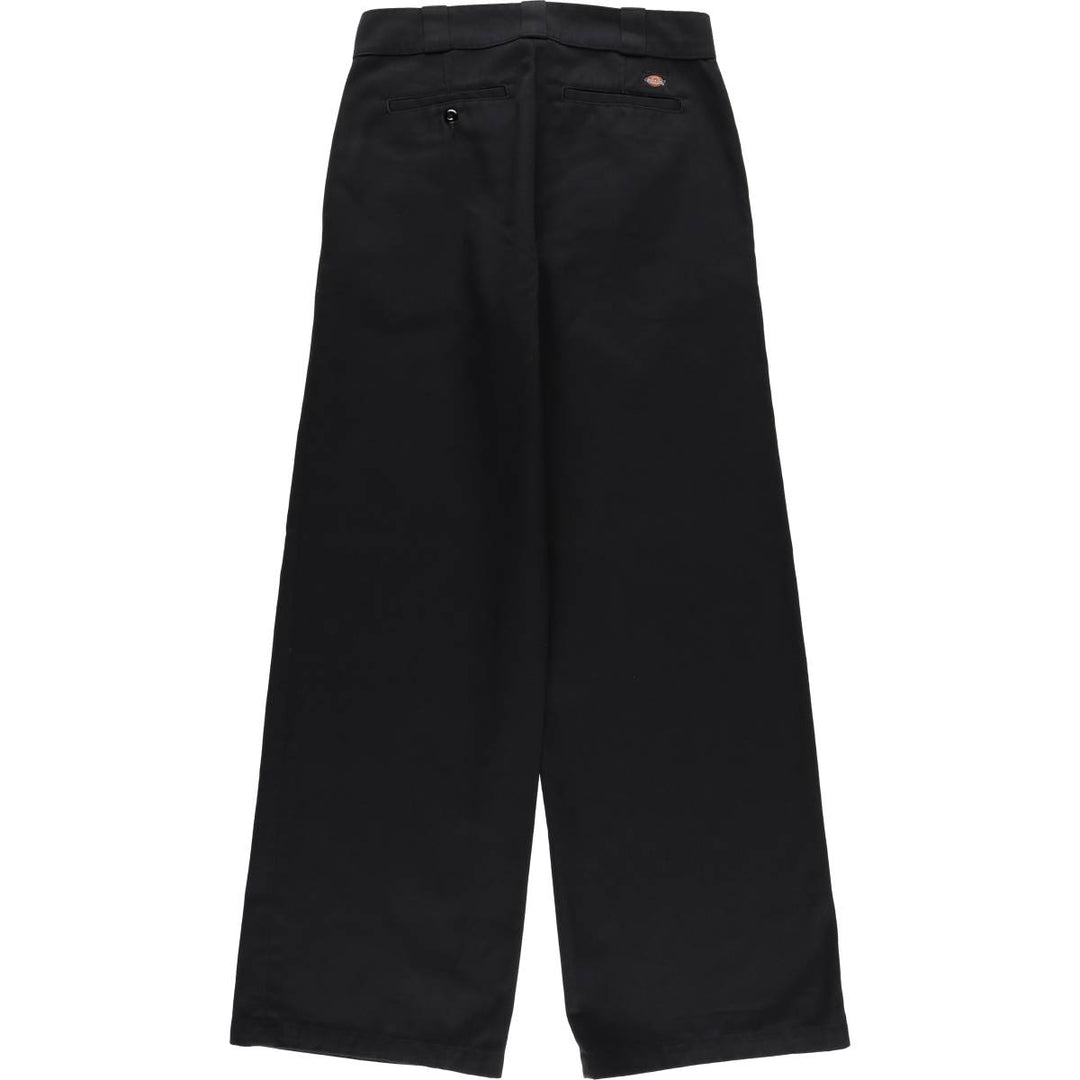 Dickies Work Pants, Women's, Size L (W29) polyester black type Vintage Second Hand