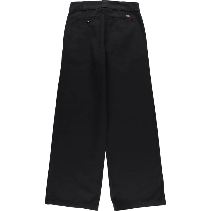 Dickies Work Pants, Women's, Size L (W29) polyester black type Vintage Second Hand