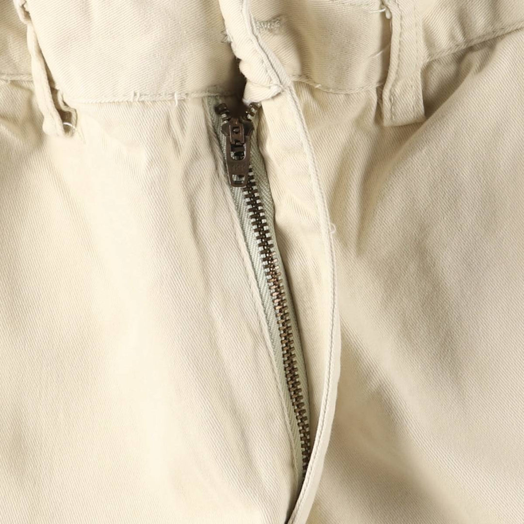 Ralph Lauren POLO by Ralph Lauren Men's Chino Shorts with Coin Pocket, Size W36 cotton ivory Vintage Second Hand